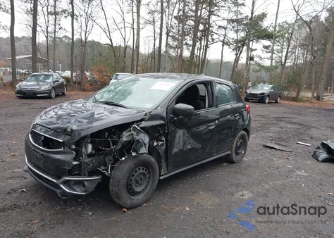 2019 Mitsubishi Mirage Rf z USA, uszkodzony, nr VIN ML32A3HJ8KH009153